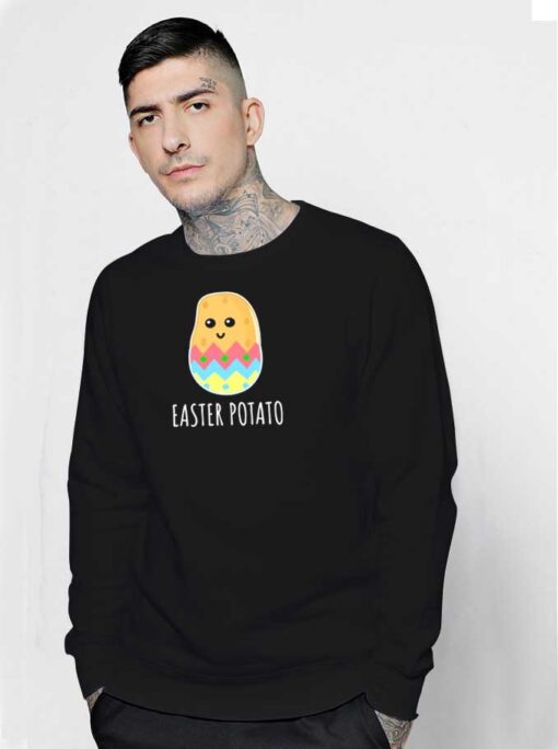 Easter Potato Eggs Colorful Sweatshirt