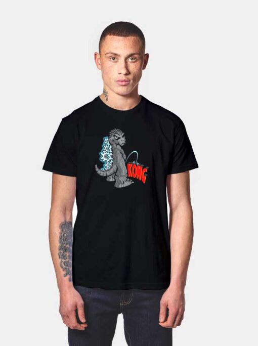 Godzilla Mocking King Kong T Shirt