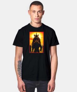 Godzilla vs King Kong Sunset T Shirt