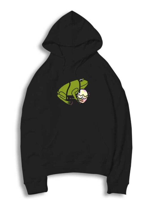 Green Frog Holding Easter Egg Hoodie