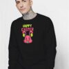 Happy Trippy Easter Bunny Sweatshirt