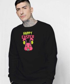 Happy Trippy Easter Bunny Sweatshirt