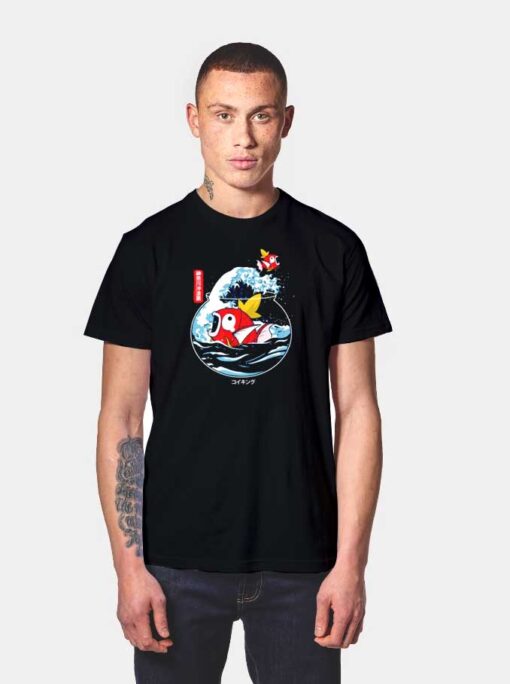 Magikarp Great Wave Of Aquarium T Shirt