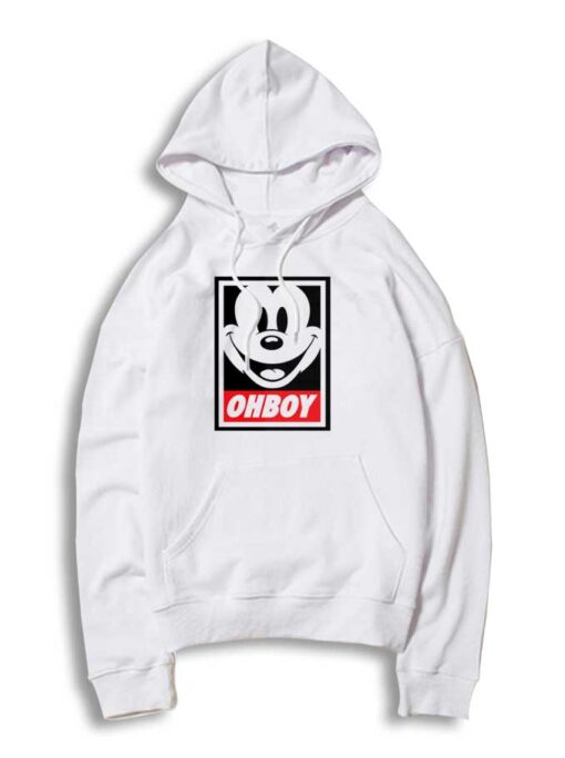 Mickey Mouse Oh Boy Obey Hoodie