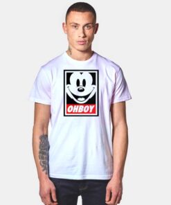 Mickey Mouse Oh Boy Obey T Shirt