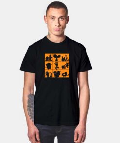 Nickelodeon Nostalgia Character Silhouette T Shirt