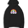 Rainbow Unicorn Go To Hell Hoodie