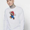 Super Mario Bros Jumping Sweatshirt