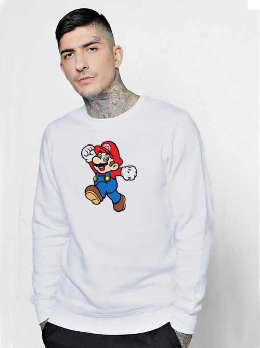 Super Mario Bros Jumping Sweatshirt