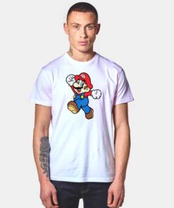 Super Mario Bros Jumping T Shirt