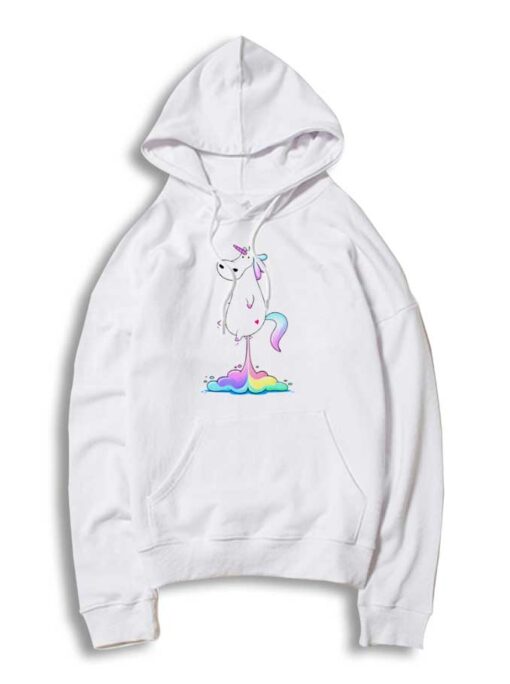 Unicorn Fart Rainbow Hoodie