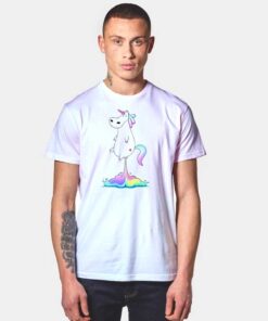 Unicorn Fart Rainbow T Shirt