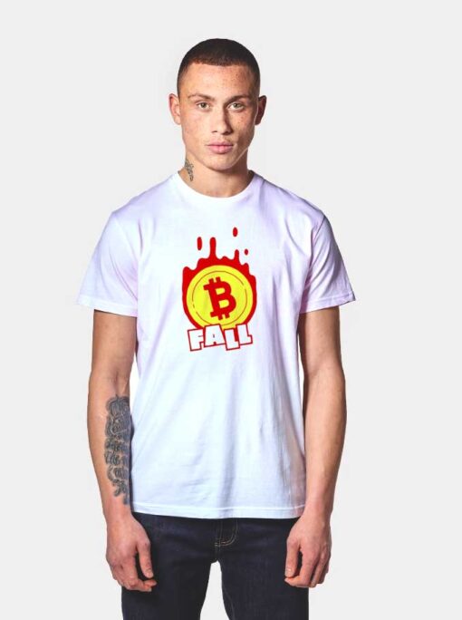 Bitcoin Fall To The Moon T Shirt