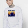 Cat Pew Pew Madafakas Vintage Sweatshirt