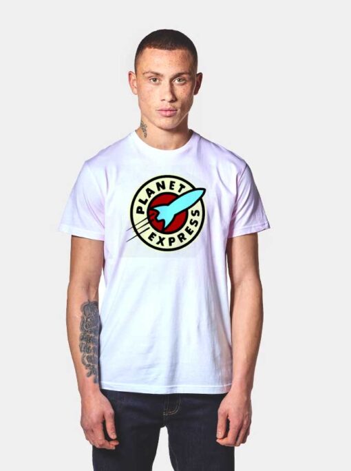 Futurama Planet Express Simple Logo T Shirt