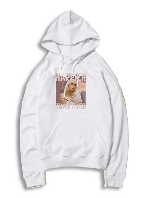 Happier Than Ever Billie Eilish Photo Hoodie