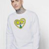 Hey Arnold Heart Frame Sweatshirt