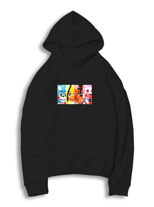 Rock Eat Party Play FNAF Hoodie