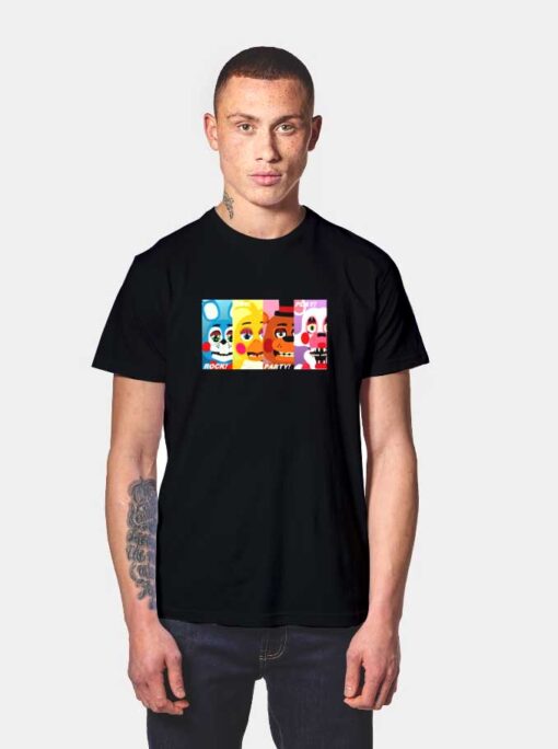 Rock Eat Party Play FNAF T Shirt