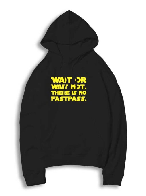 Wait Or Wait Not There Is No Fastpass Hoodie