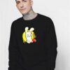 A Little Rabbid Toilet Plunger Sweatshirt