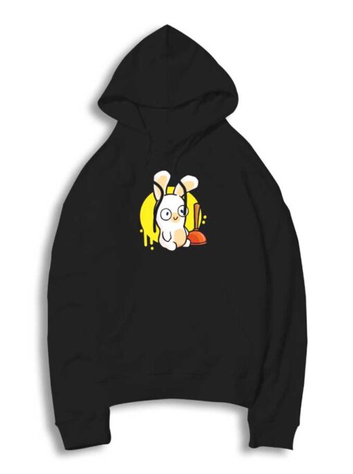 A Little Rabbid Toilet Plunger Hoodie