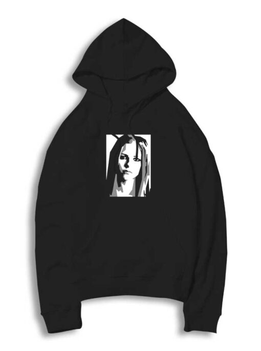 Avril Lavigne Black White WPAP Hoodie