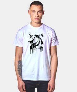 Avril Lavigne Splatter Paint T Shirt