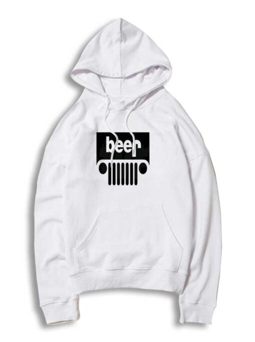 Car & Beer Jeep Car Hoodie