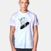 Cat Skateboard Flipping Hawk T Shirt