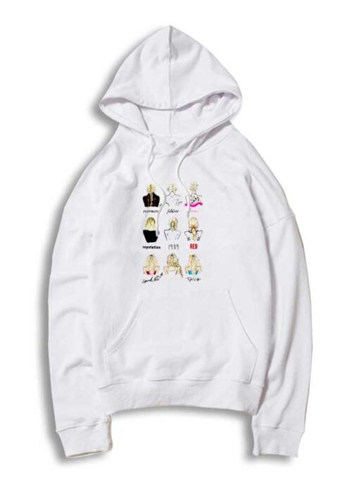 Evolution of Taylor Swift Song Hoodie