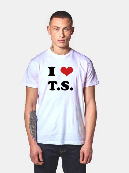 I Heart Taylor Swift Logo T Shirt