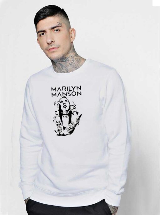 Marilyn Manson Body Tattoo Sweatshirt