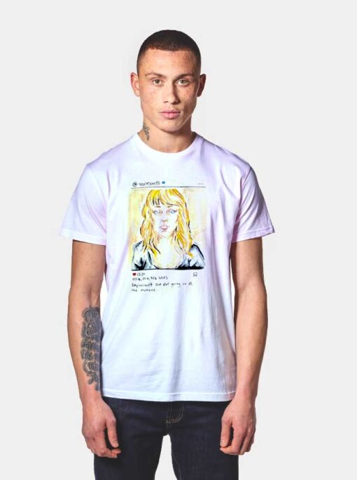 Taylor Swift Instagram Drawing T Shirt