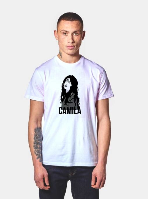 Camila Cabello Drawing T Shirt