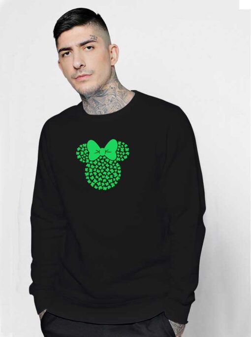 Disney Minnie Mouse Clover Green Sweatshirt