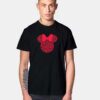 Disney Minnie Mouse Heart Logo T Shirt