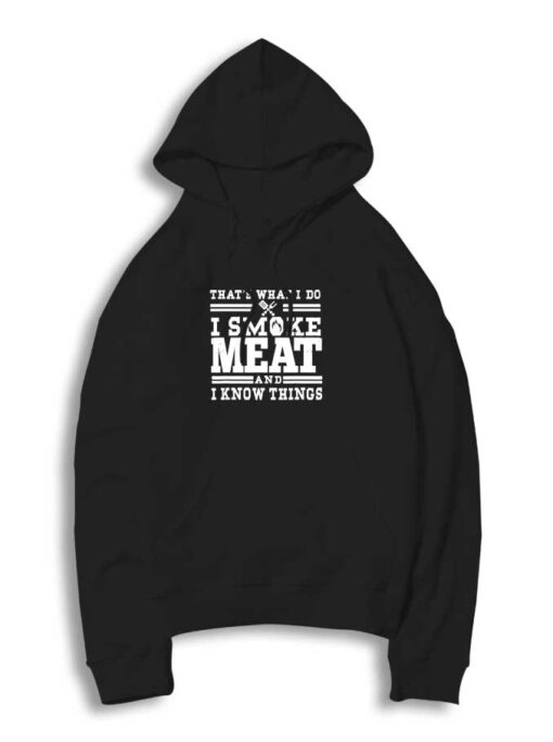 I Smoke Meat Chef Hoodie