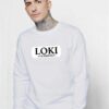 Loki For President Villain Sweatshirt