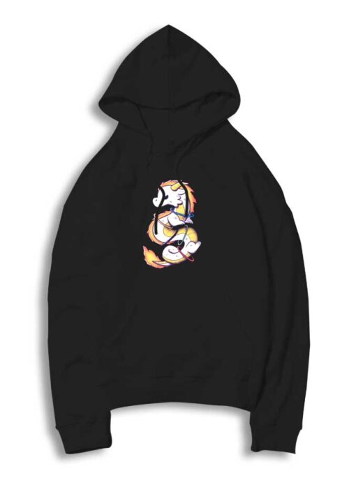 Olympic Flame Dragon Logo Hoodie