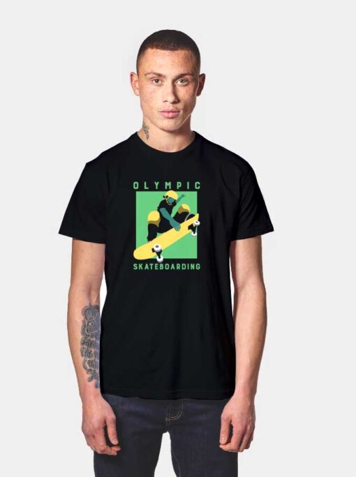 Olympic Skateboarding Vector T Shirt