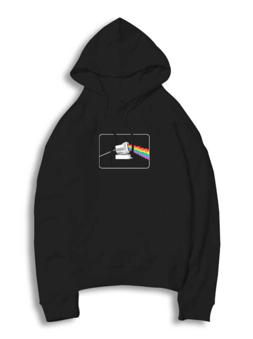 Pixelated Pink Floyd Computer Hoodie