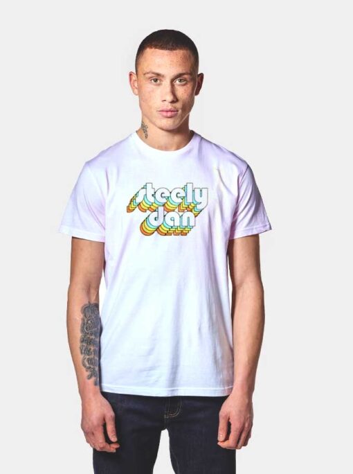 Steely Dan Retro Word Art T Shirt