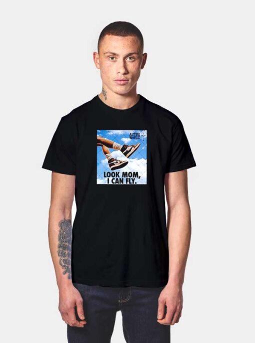 Travis Scott Look Mom I Can Fly World T Shirt