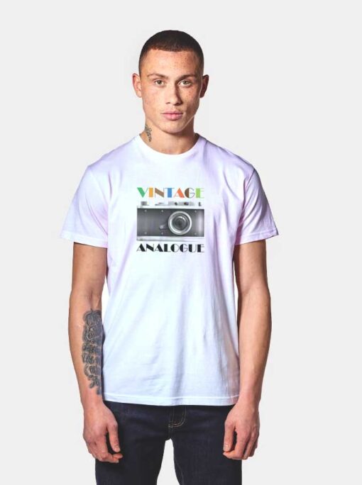 Vintage Analogue Camera T Shirt