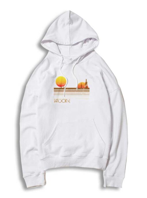 Visit Tatooine Sunset Logo Hoodie