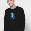 Astronaut Meteor Shower Space Astronaut Sweatshirt