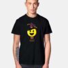 Creepy Happy Witch Halloween Emoji T Shirt