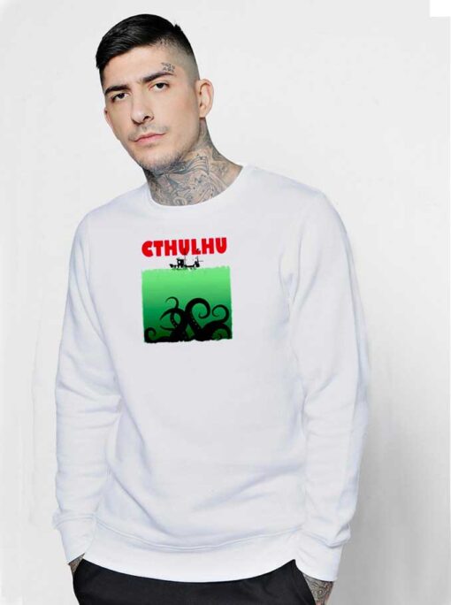 Cthulhu Jaws Style Sweatshirt