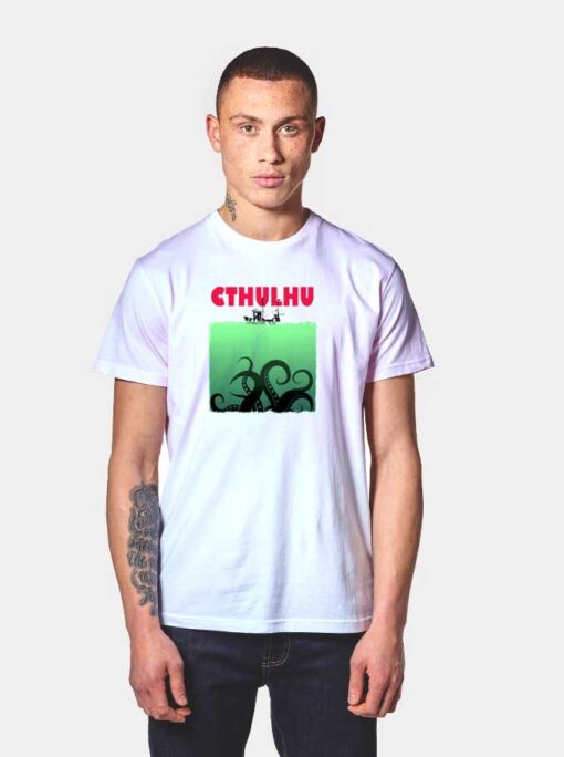 Cthulhu Jaws Style T Shirt